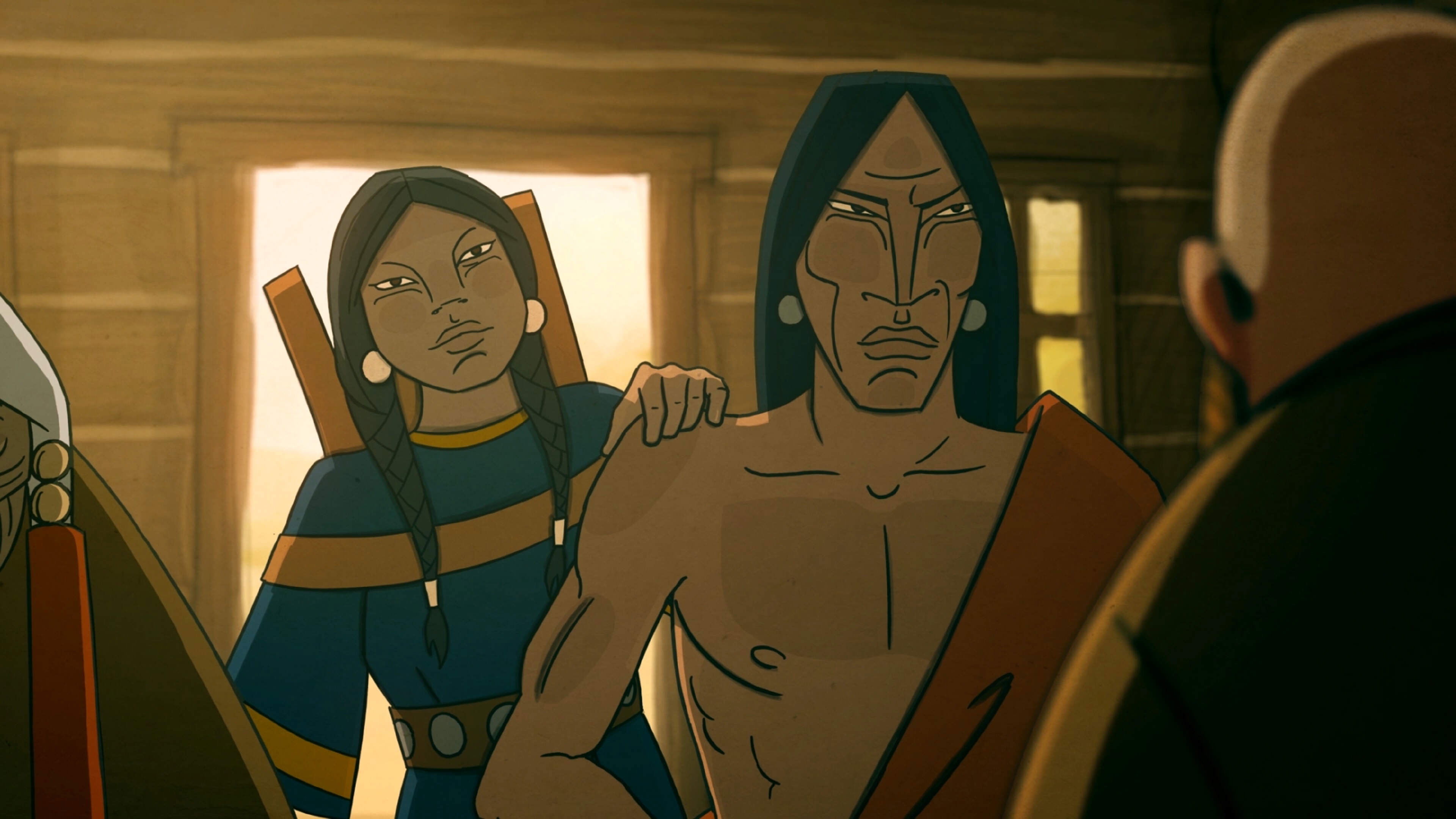 Backdrop for Coyote and the Wasichu