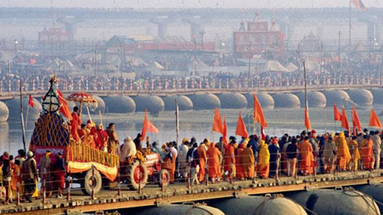 Backdrop for Kumbh Mela - The Greatest Show On Earth