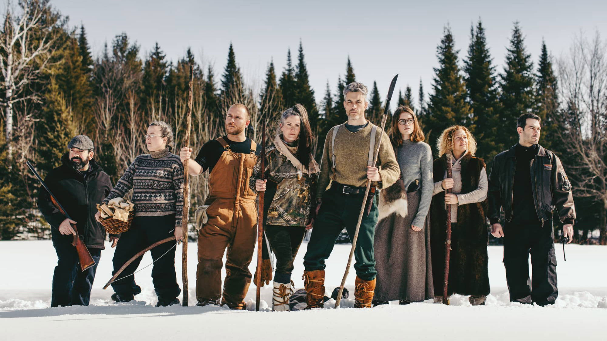 Backdrop for Les derniers humains