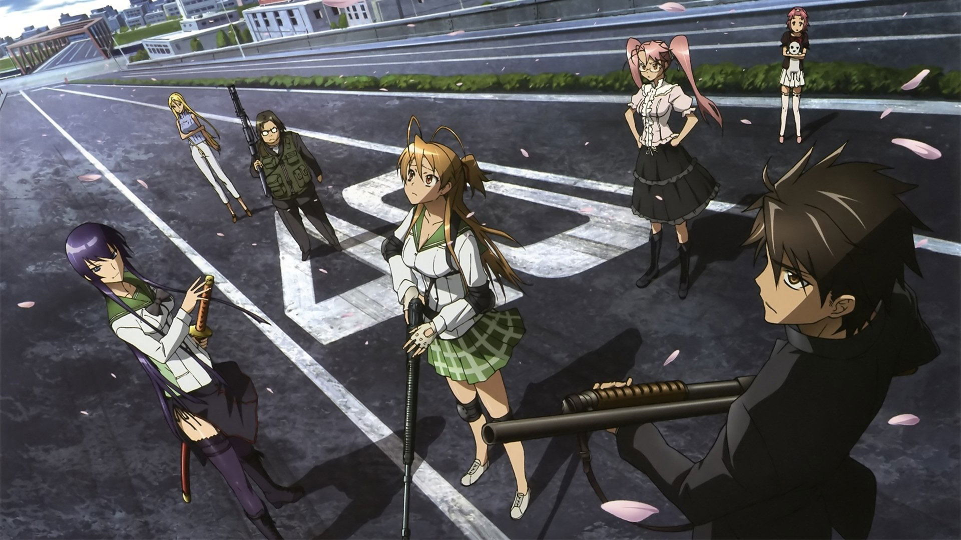 Backdrop for High School of the Dead
