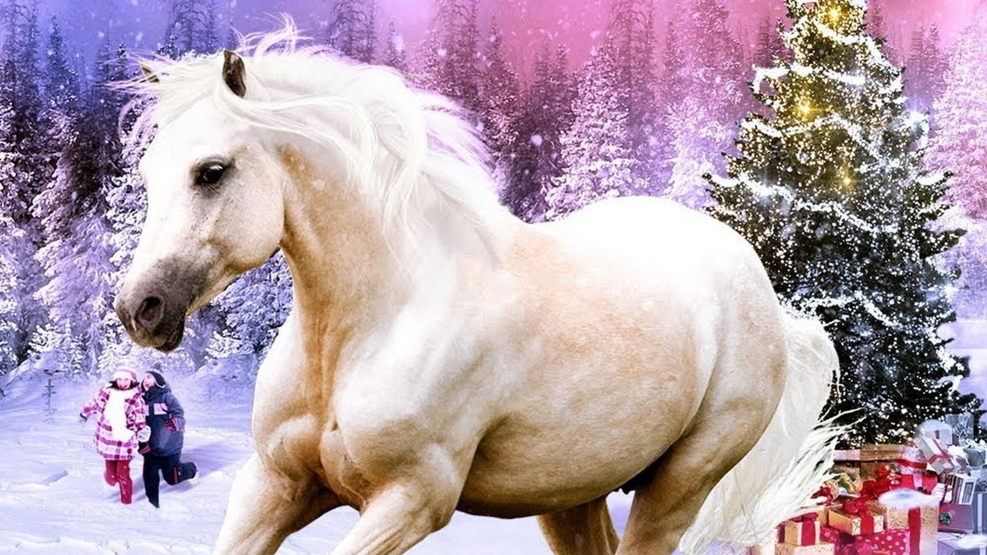 Backdrop for My Christmas Pony