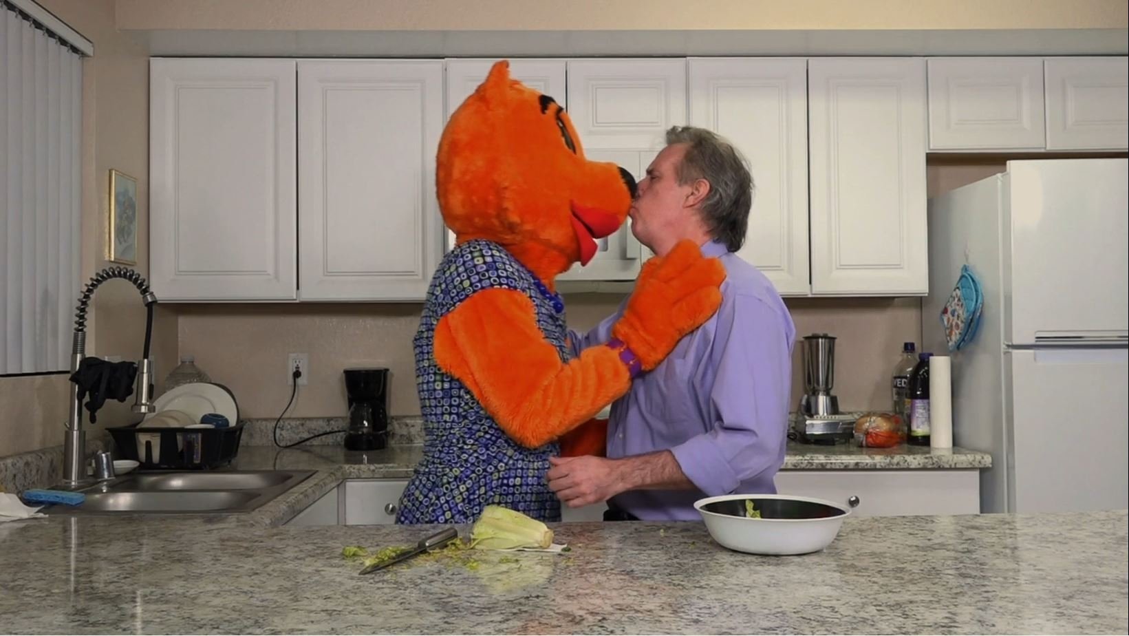 Backdrop for Cool Cat vs Dirty Dog 'The Virus Wars'