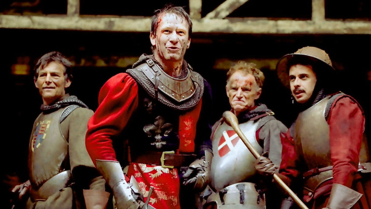 Backdrop for Henry V - Live at Shakespeare's Globe