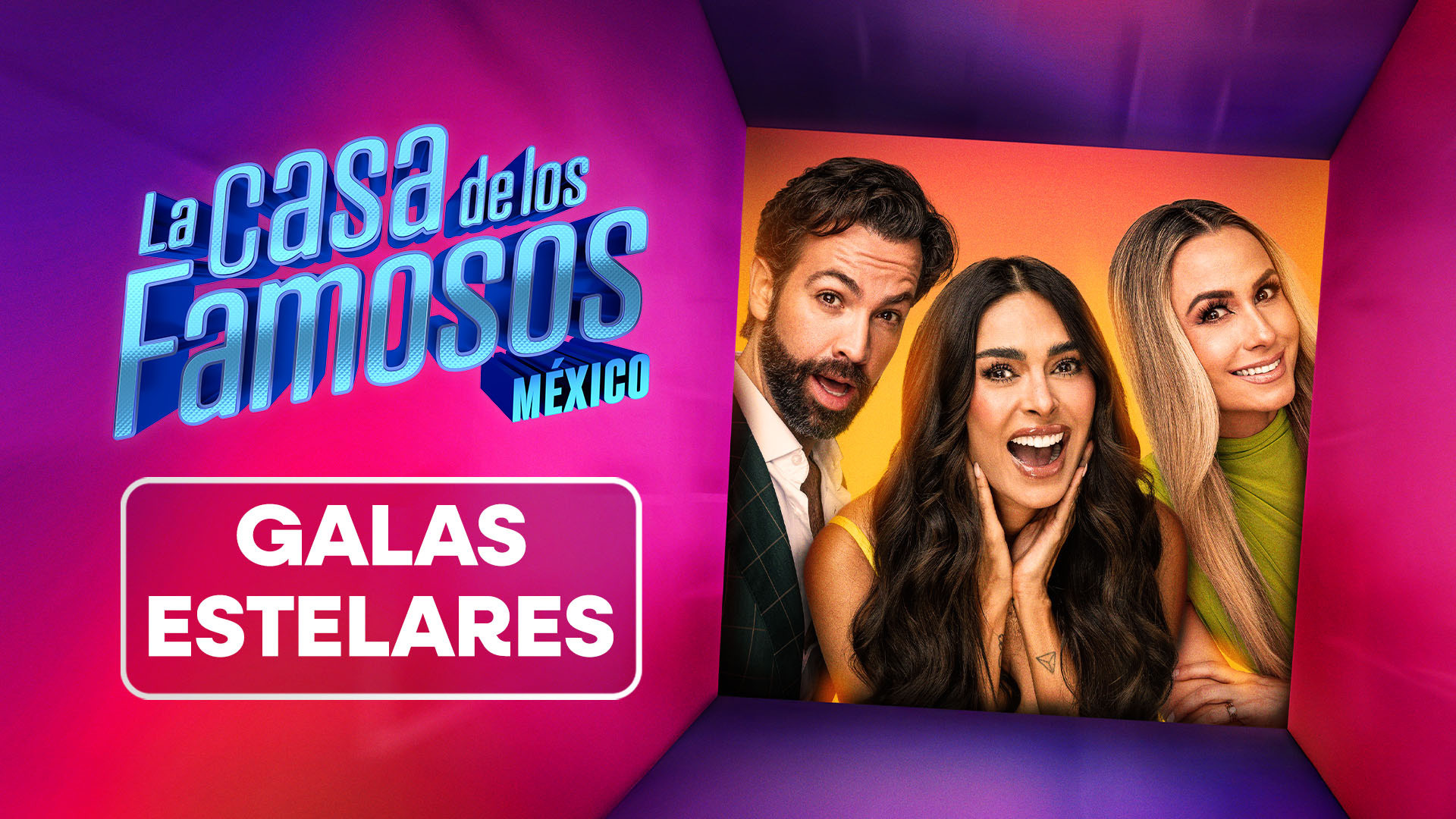 Backdrop for La Casa de los Famosos México