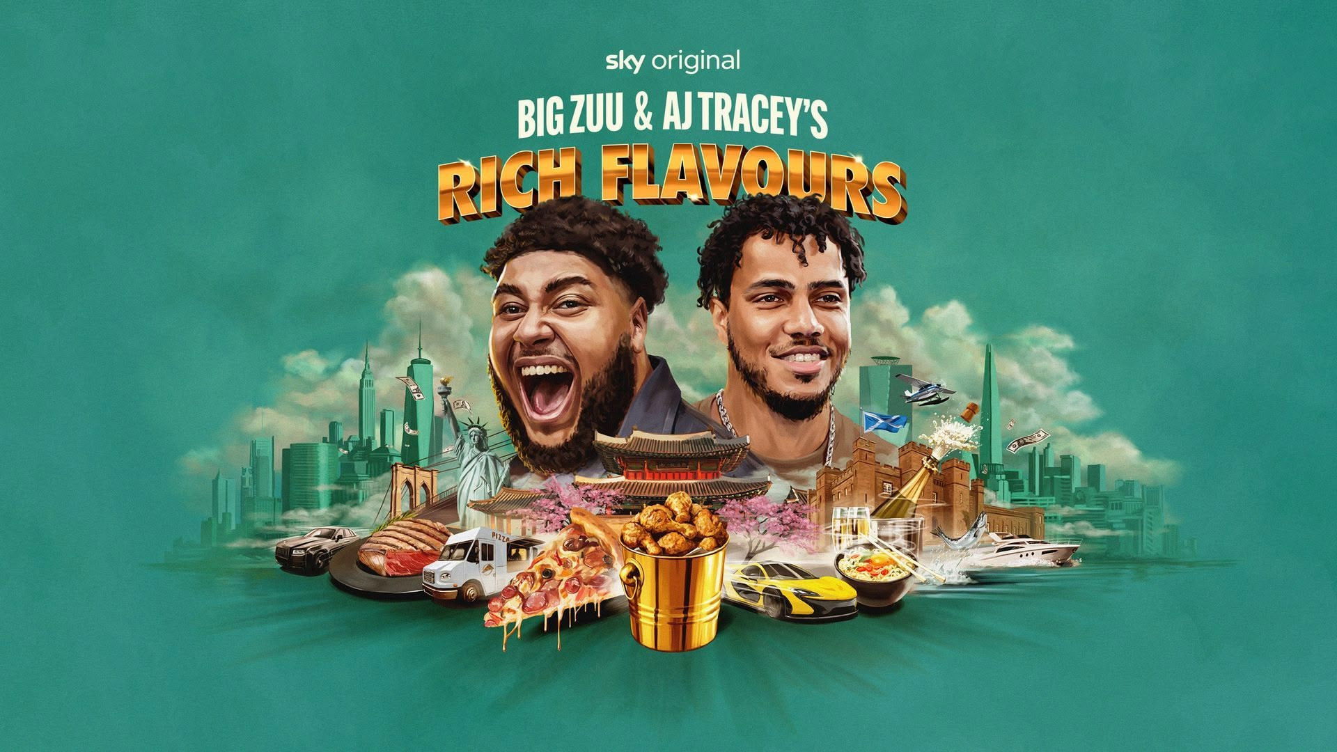 Backdrop for Big Zuu & AJ Tracey's Rich Flavours
