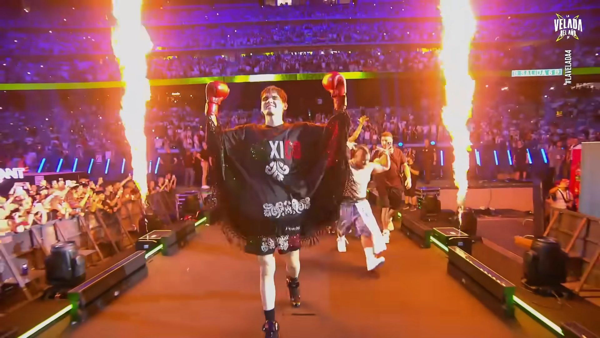 Backdrop for El cuarto round