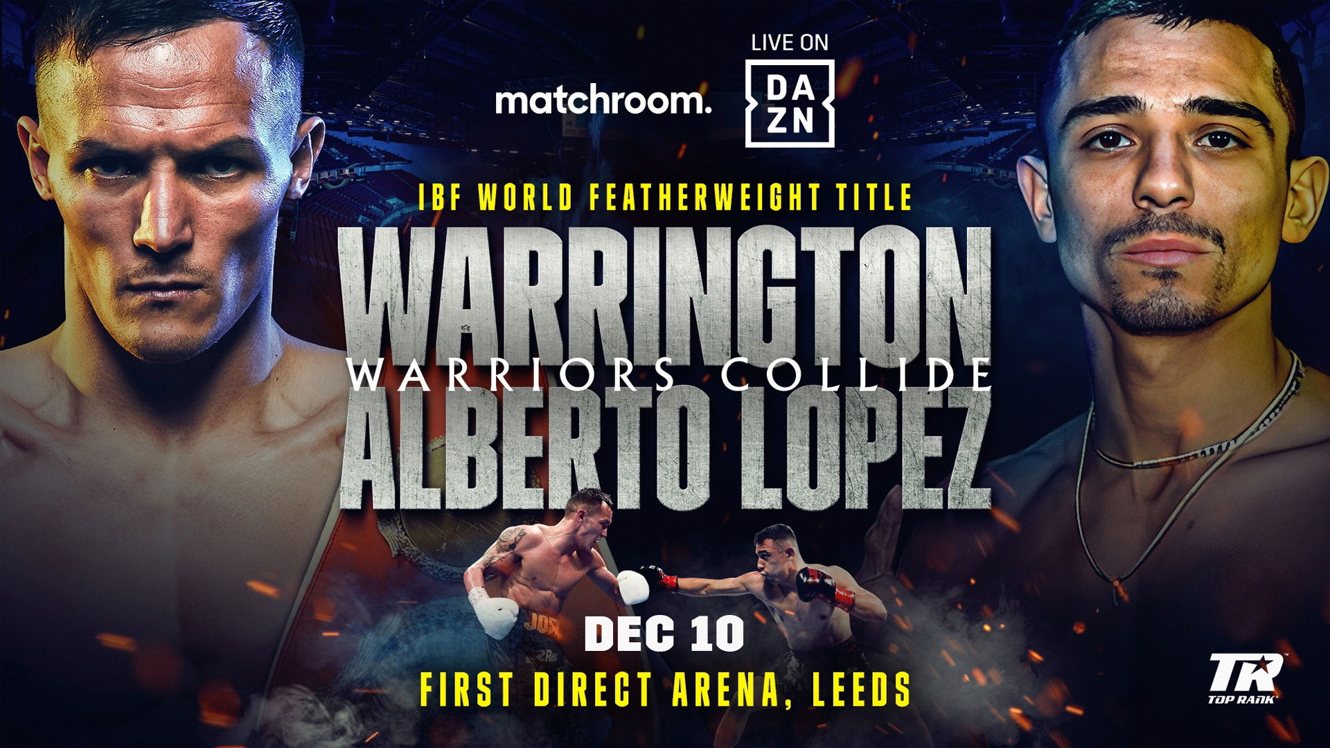 Backdrop for Josh Warrington vs. Luis Alberto Lopez