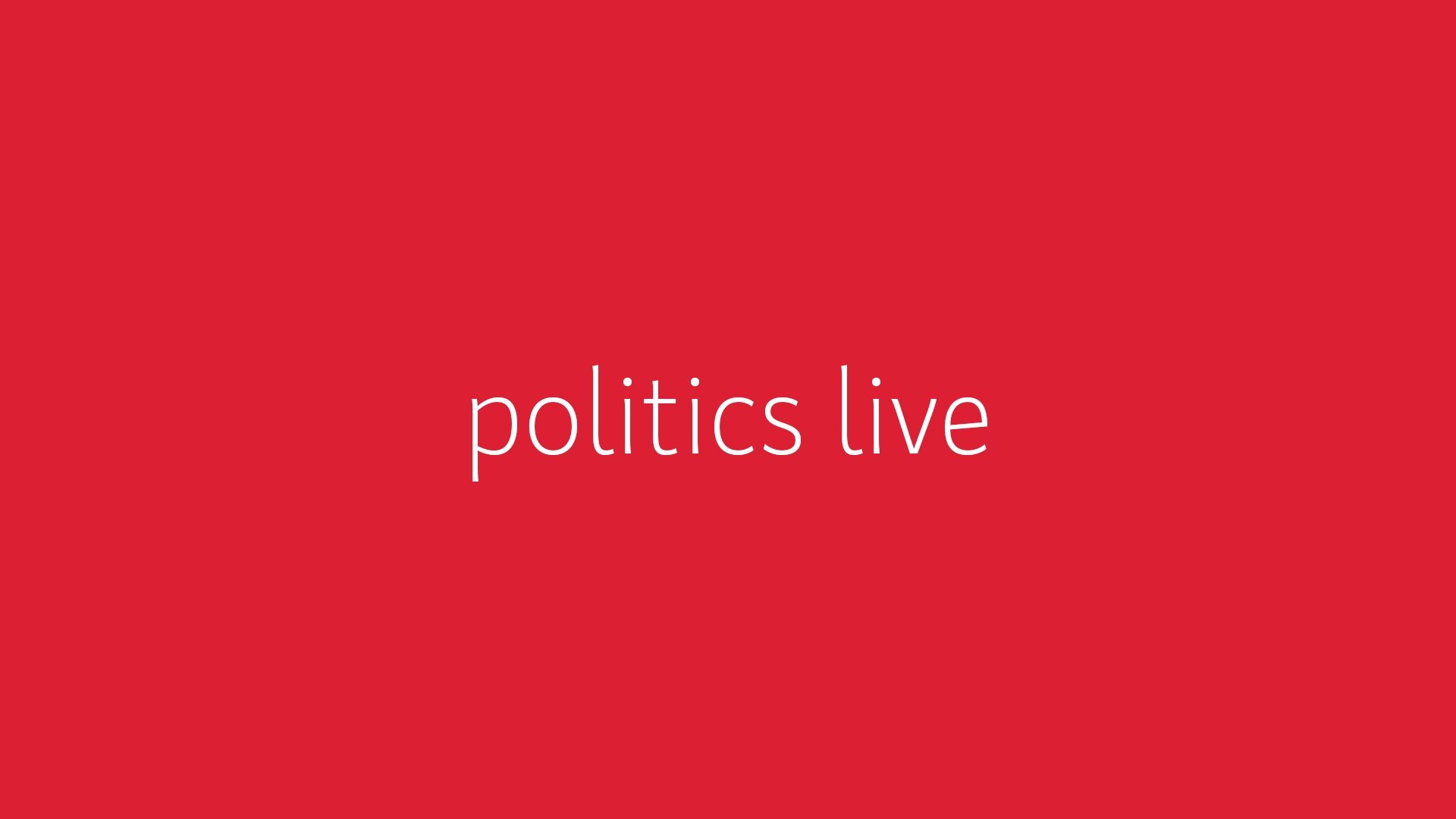 Backdrop for Politics Live
