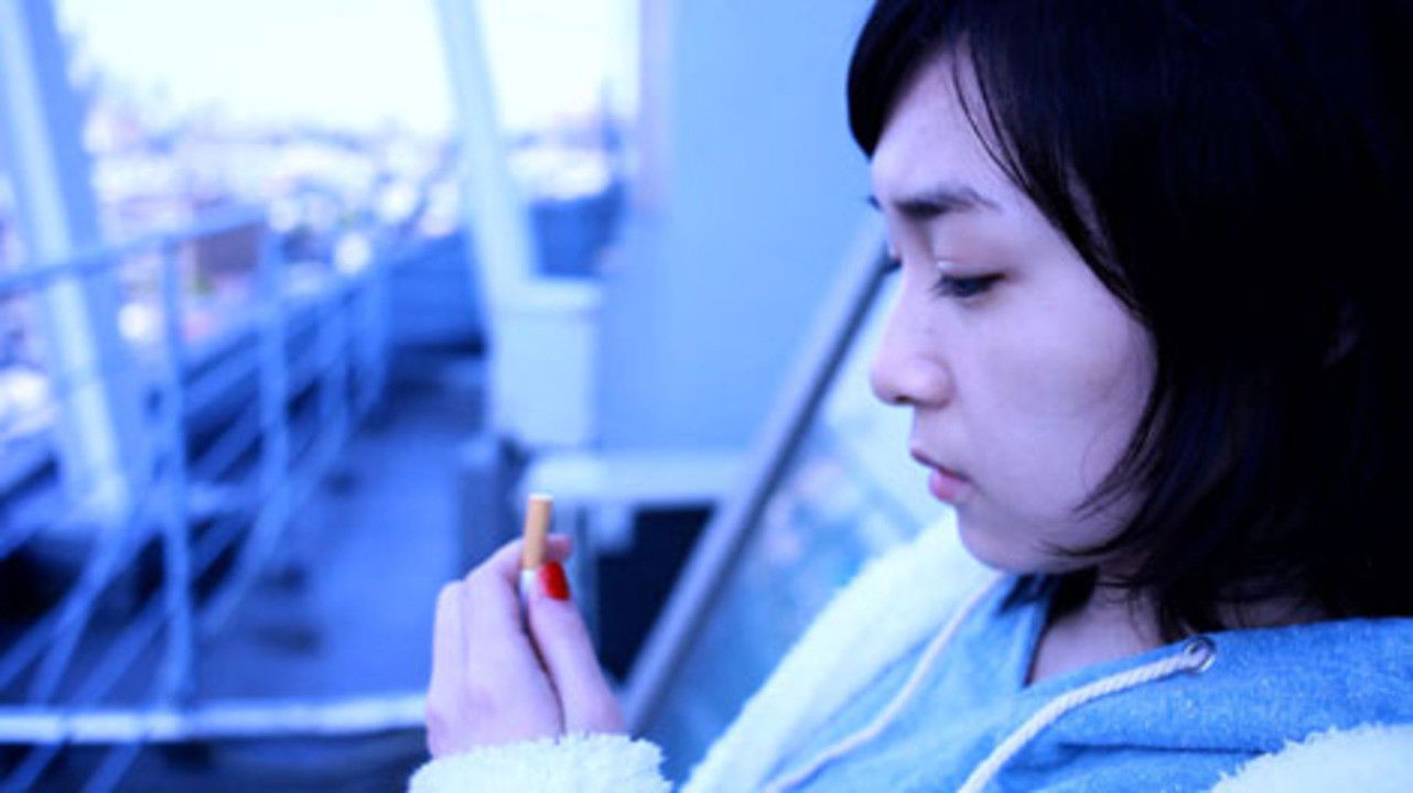 Backdrop for She nonchalantly says "That's how you do it",...