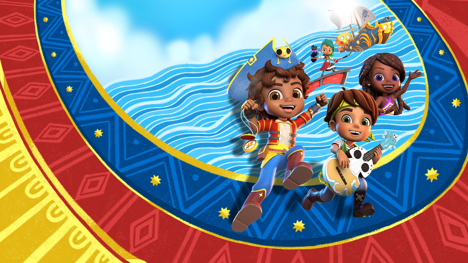 Backdrop for Santiago of the Seas