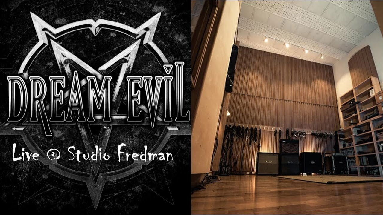 Backdrop for Dream Evil - Livestream at Studio Fredman
