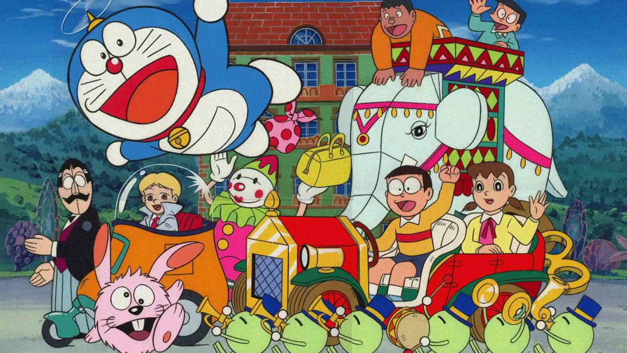 Backdrop for Doraemon: Nobita and the Tin Labyrinth