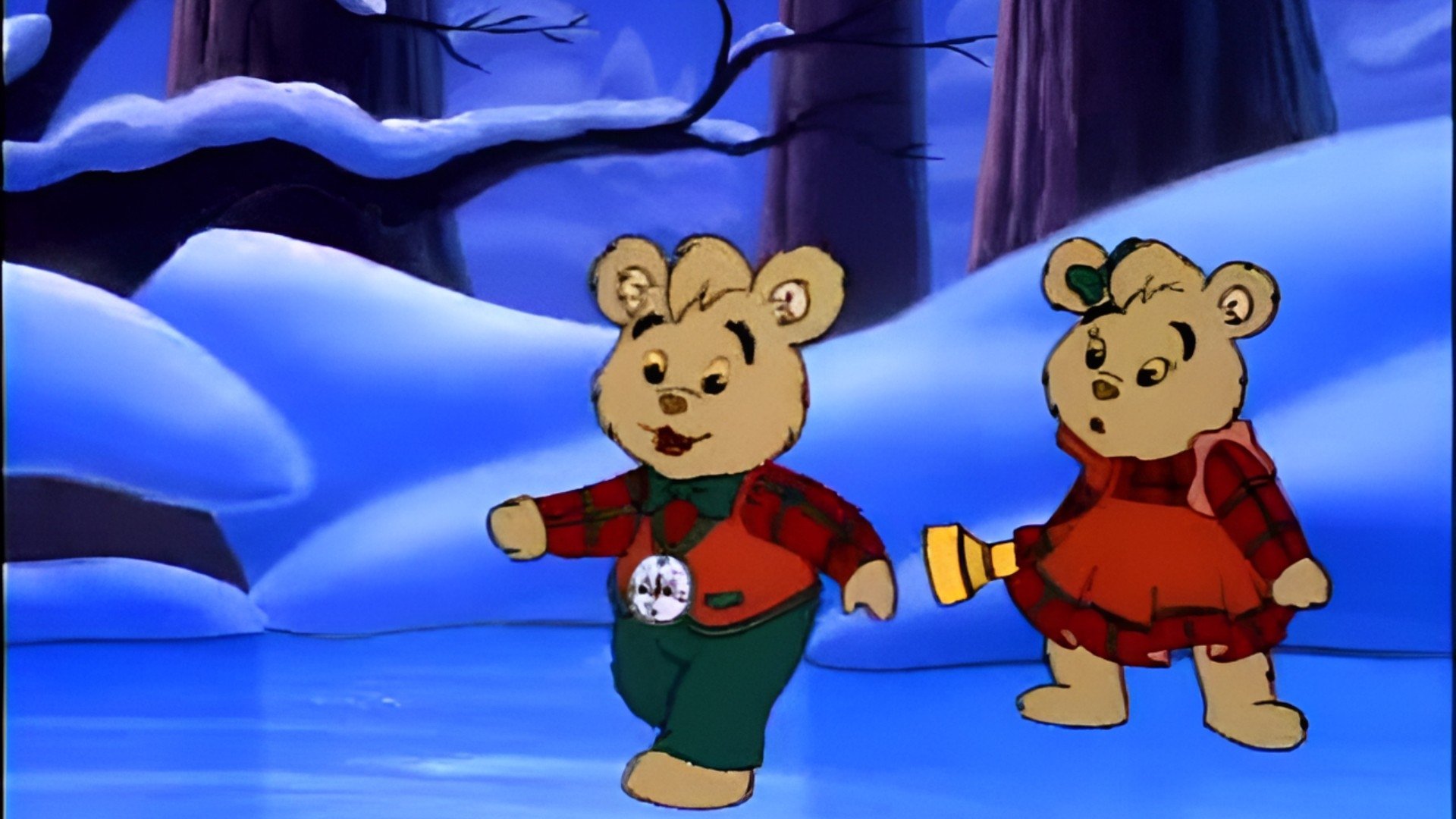 Backdrop for The Bears Who Saved Christmas: Christopher & Holly
