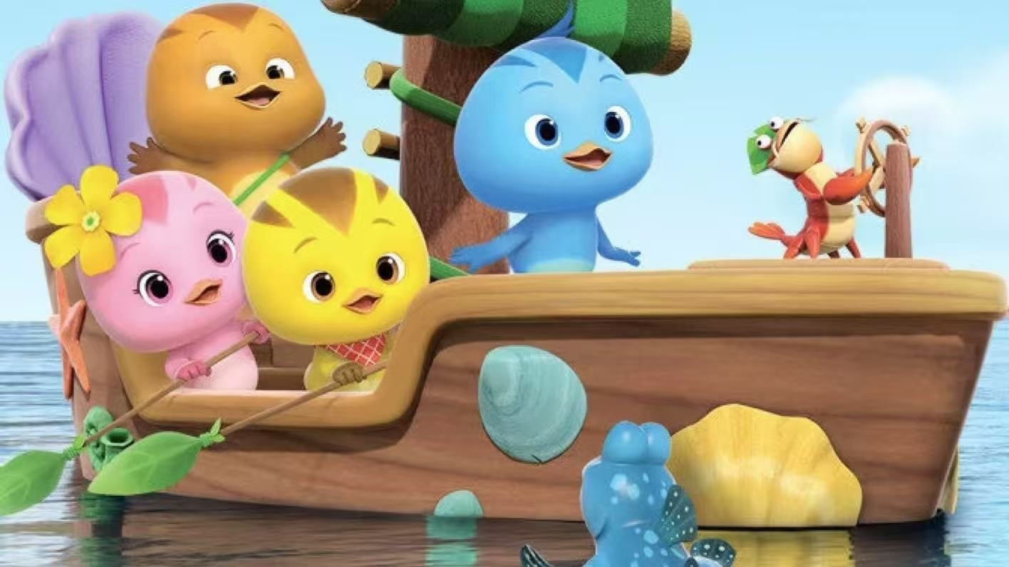 Backdrop for Cute Little Chicken Squad