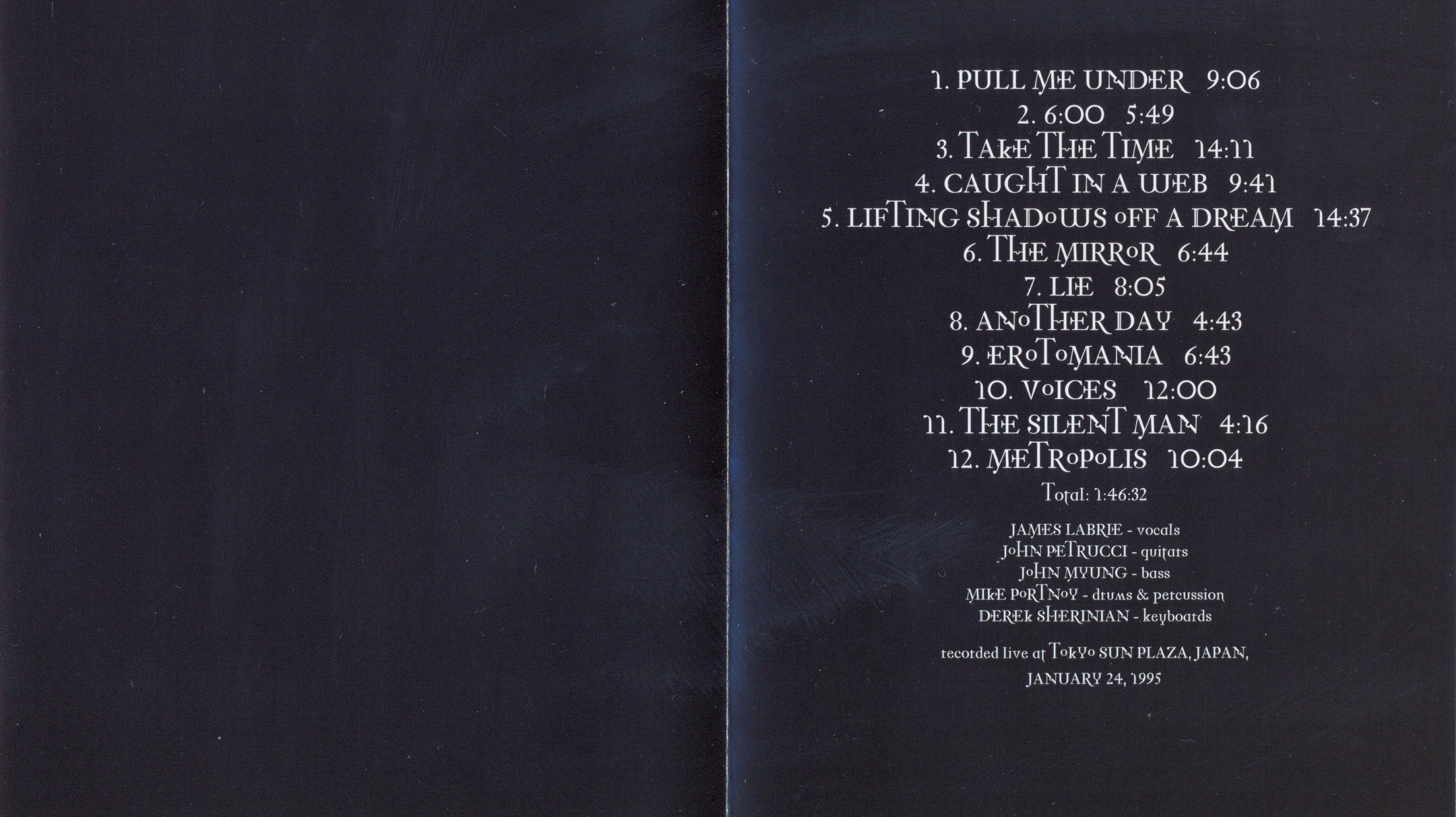 Backdrop for Dream Theater – Live At Tokyo Sun Plaza