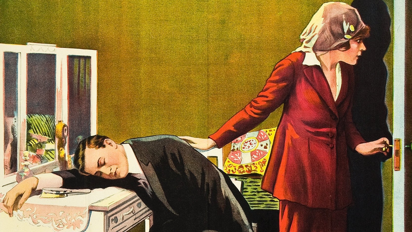 Backdrop for The Crimson Stain Mystery