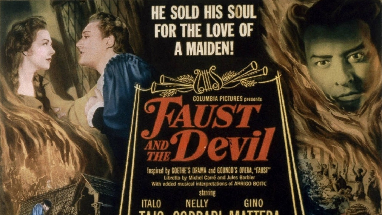 Backdrop for Faust and the Devil