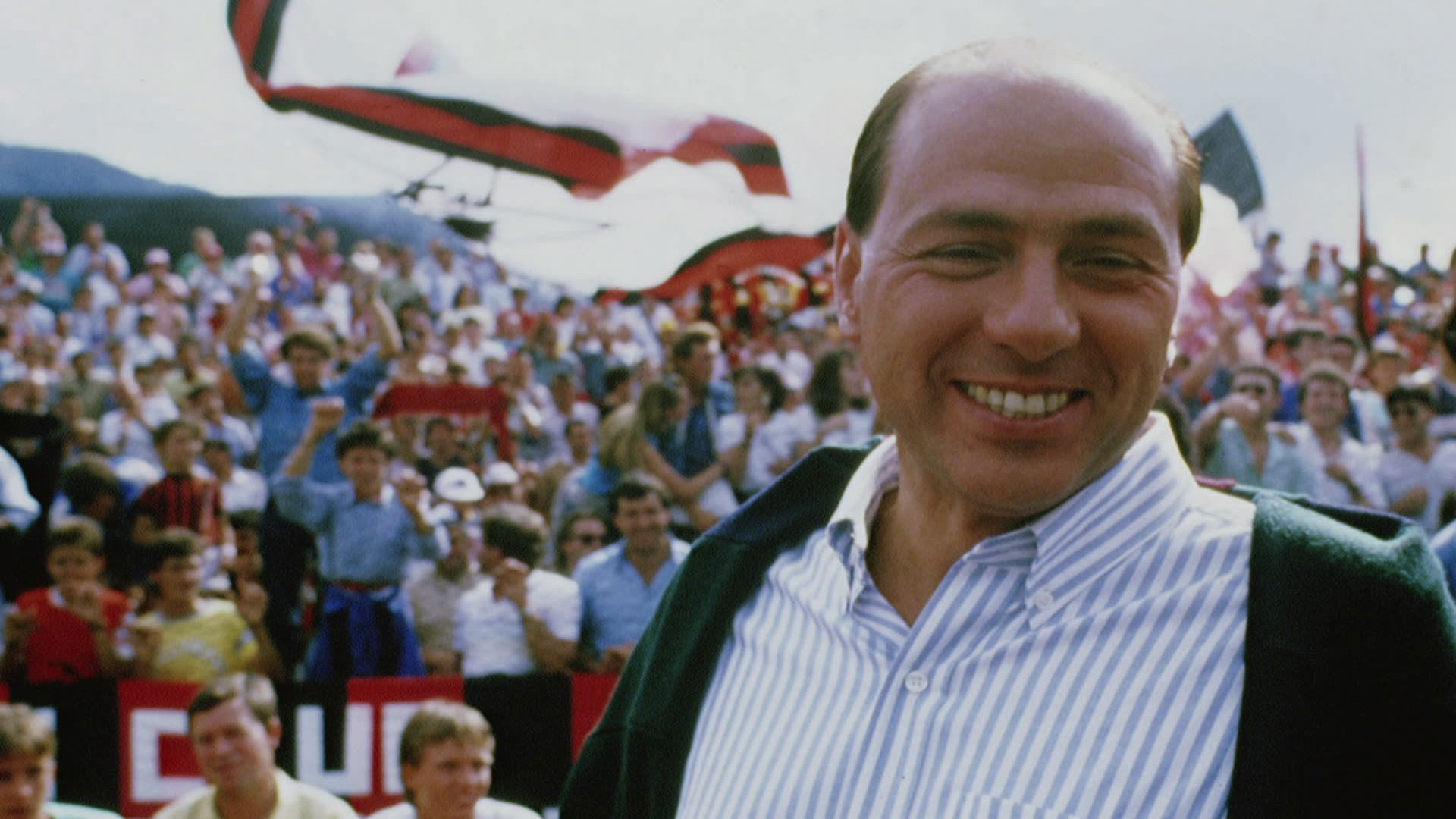 Backdrop for Berlusconi: Condemned to Win