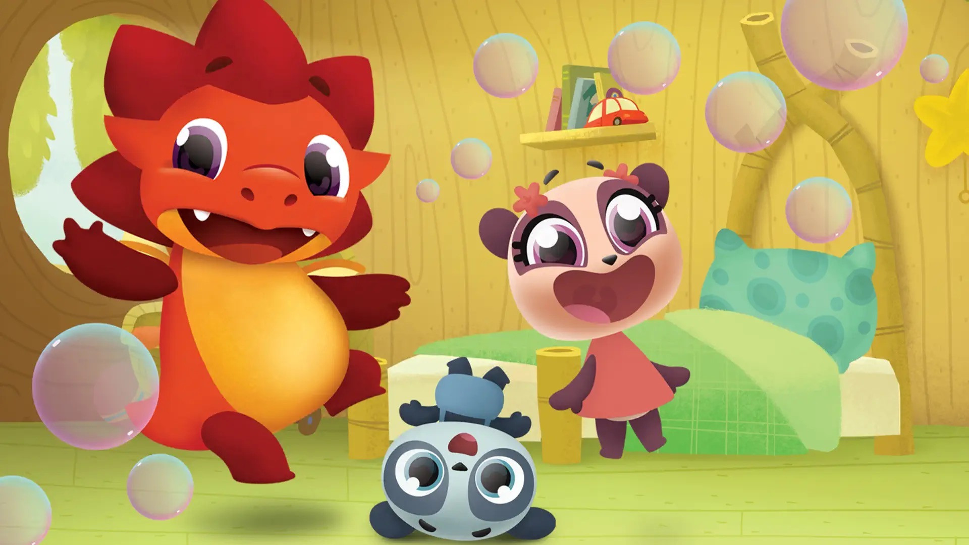 Backdrop for Tommy the Little Dragon