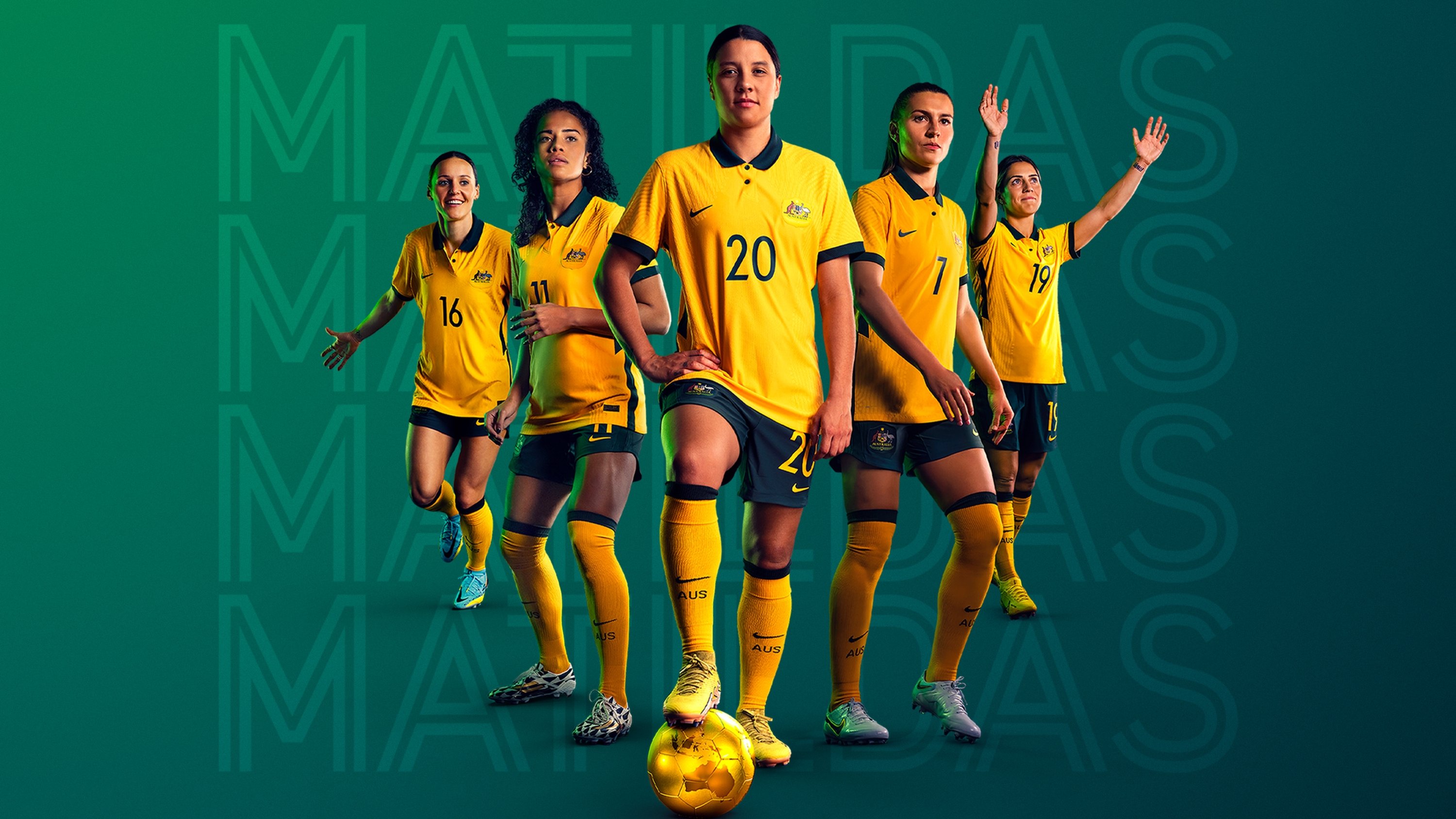 Backdrop for Matildas: The World at Our Feet