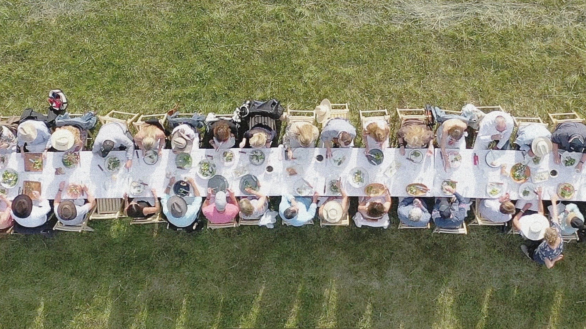 Backdrop for Man in the Field: The Life and Art of Jim Denevan