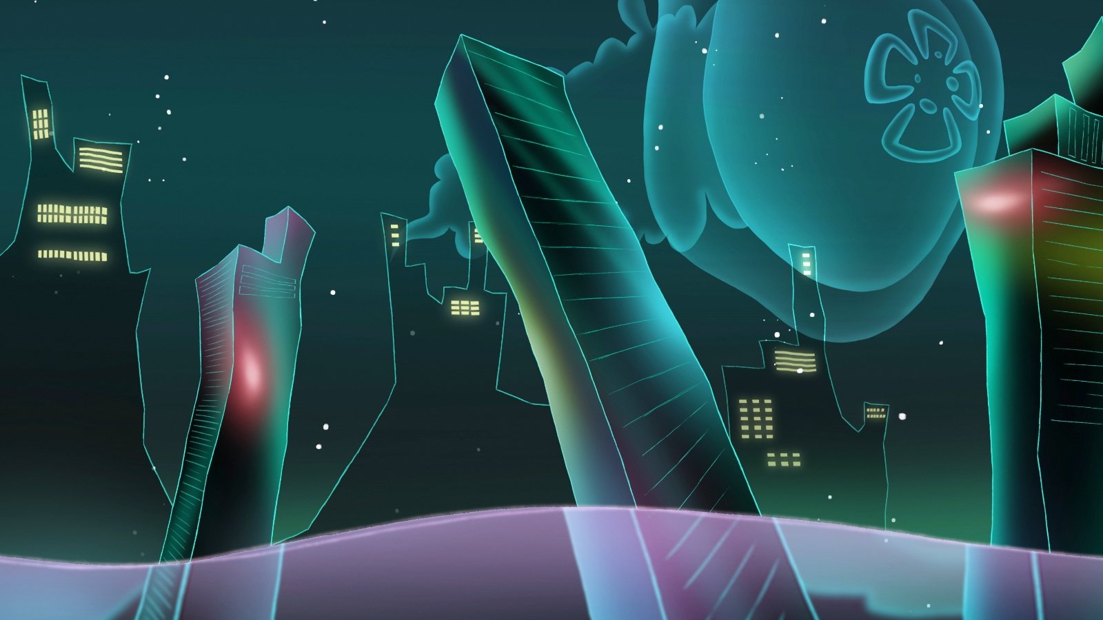 Backdrop for Space Jellyfish