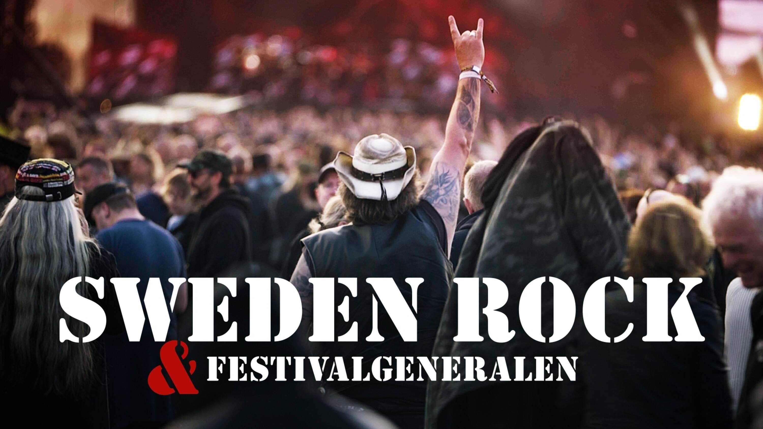 Backdrop for Sweden Rock och festivalgeneralen