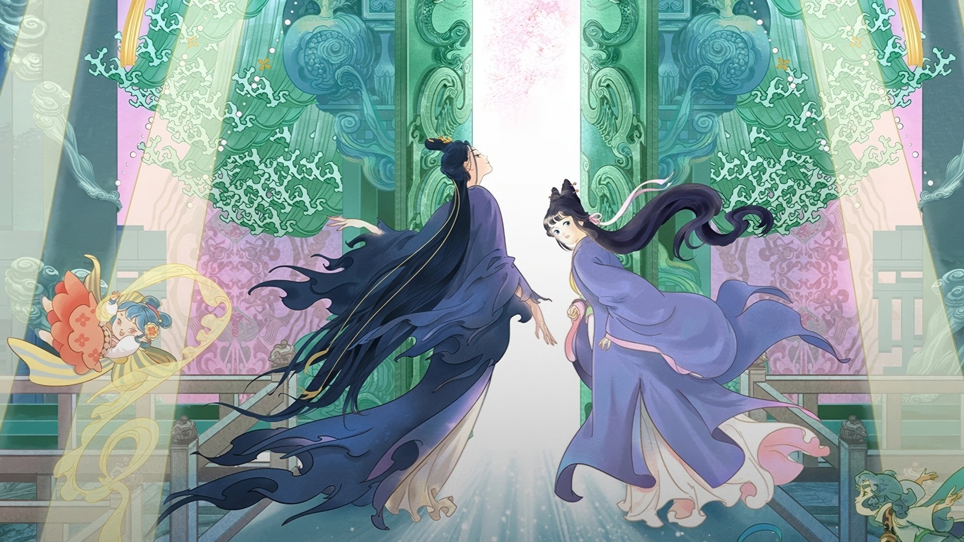 Backdrop for The Umbrella Fairy