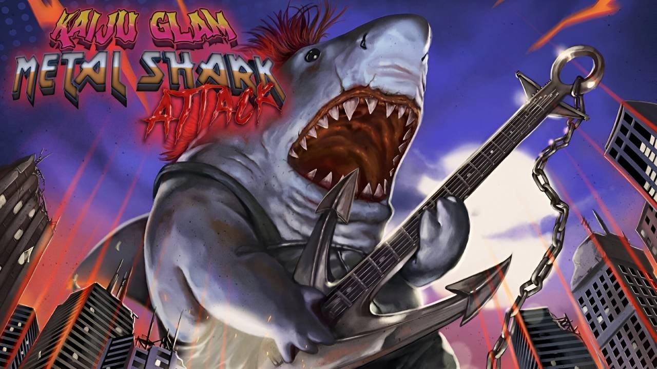 Backdrop for Kaiju Glam Metal Shark Attack