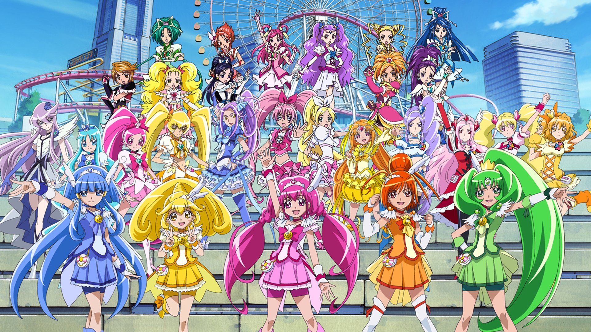 Backdrop for Pretty Cure All Stars New Stage: Friends of the Future