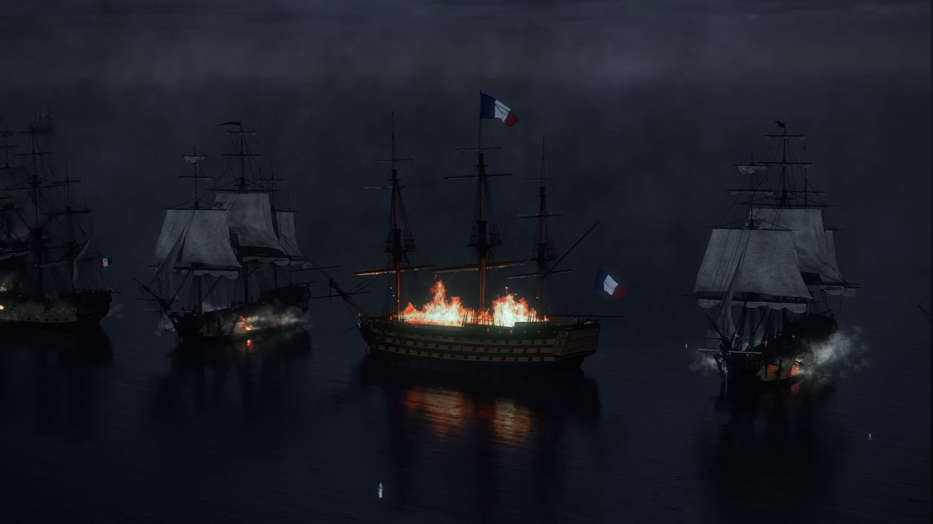 Backdrop for Nelson's Battles in 3D: The Nile