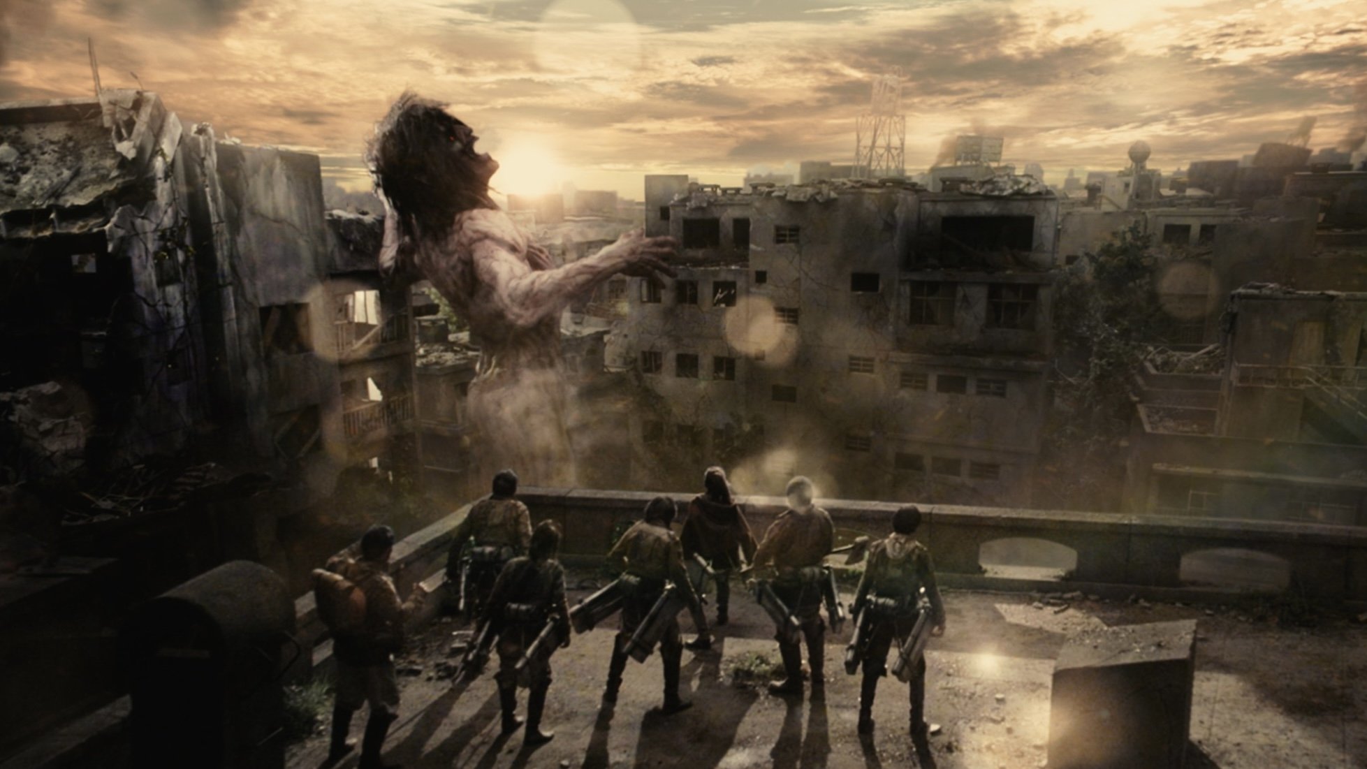 Backdrop for Attack on Titan