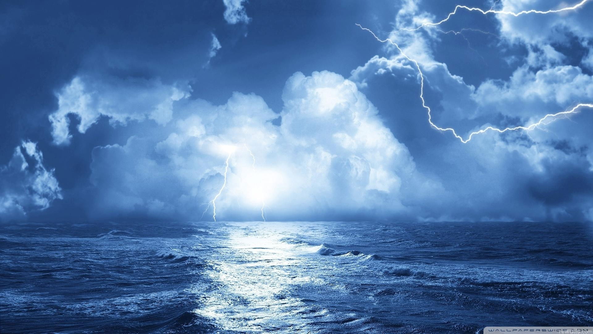 Backdrop for The Blue Cage