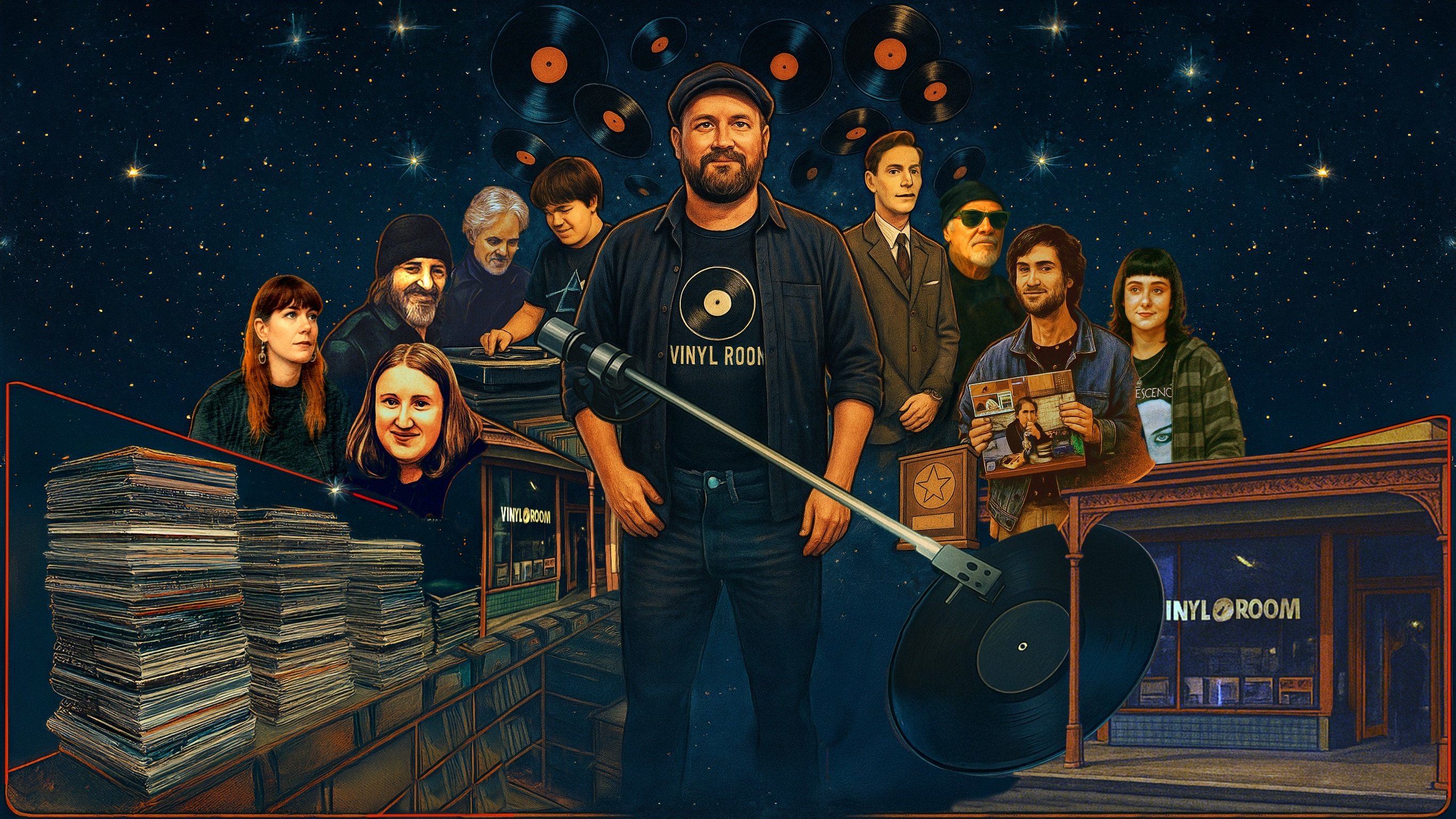 Backdrop for You Can't Just Sell Records