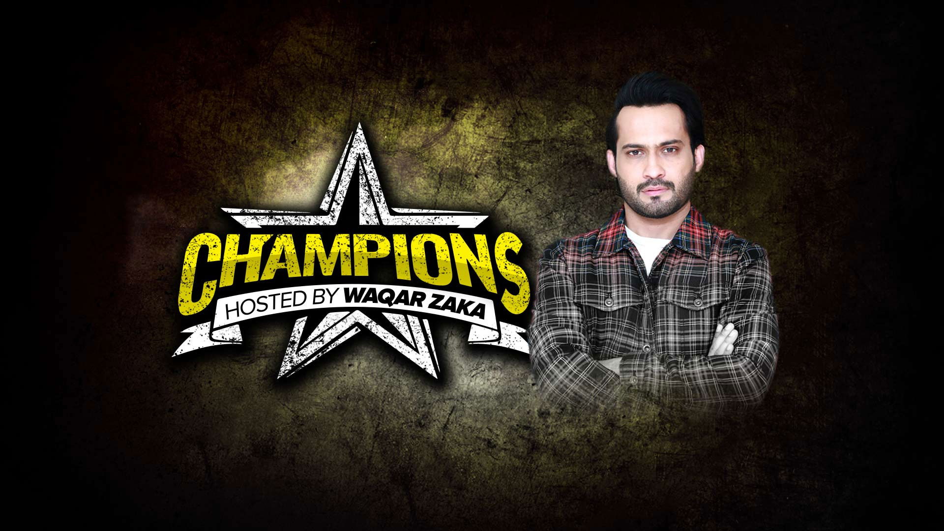 Backdrop for Champions With Waqar Zaka