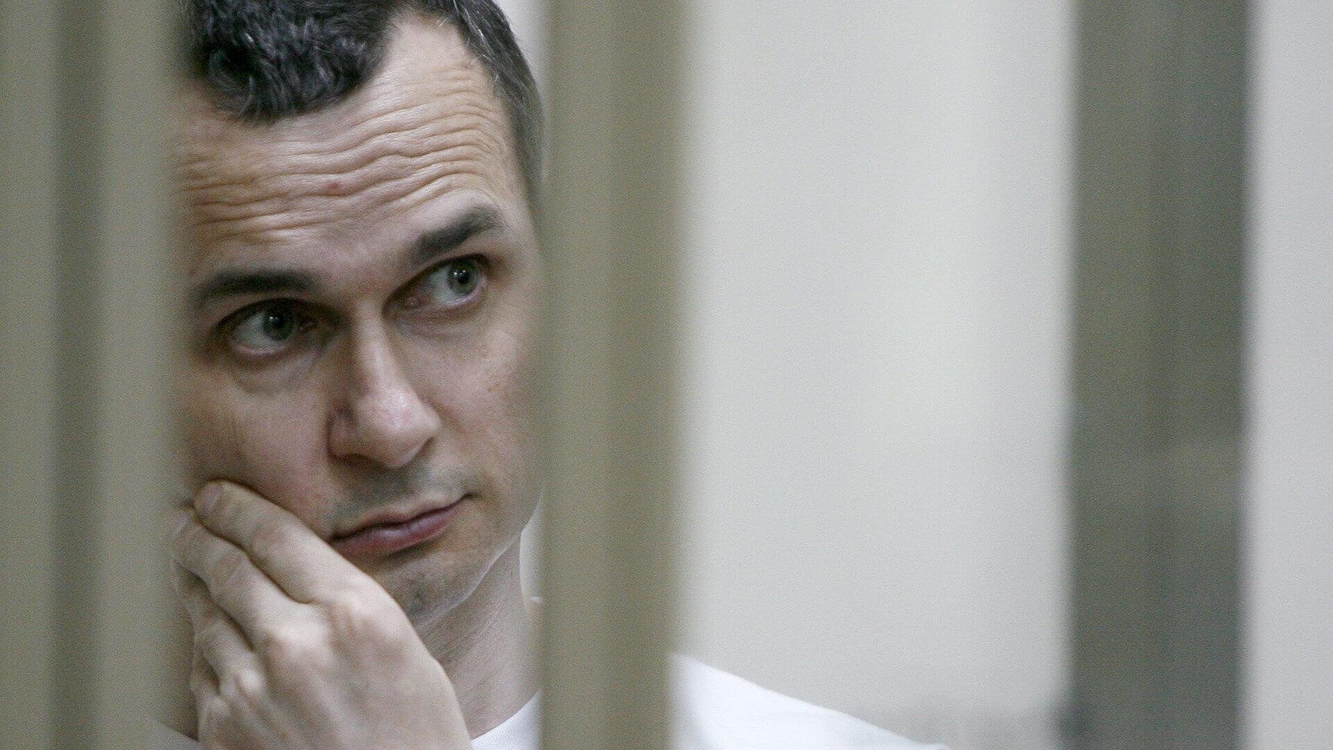 Backdrop for The Trial: The State of Russia vs Oleg Sentsov
