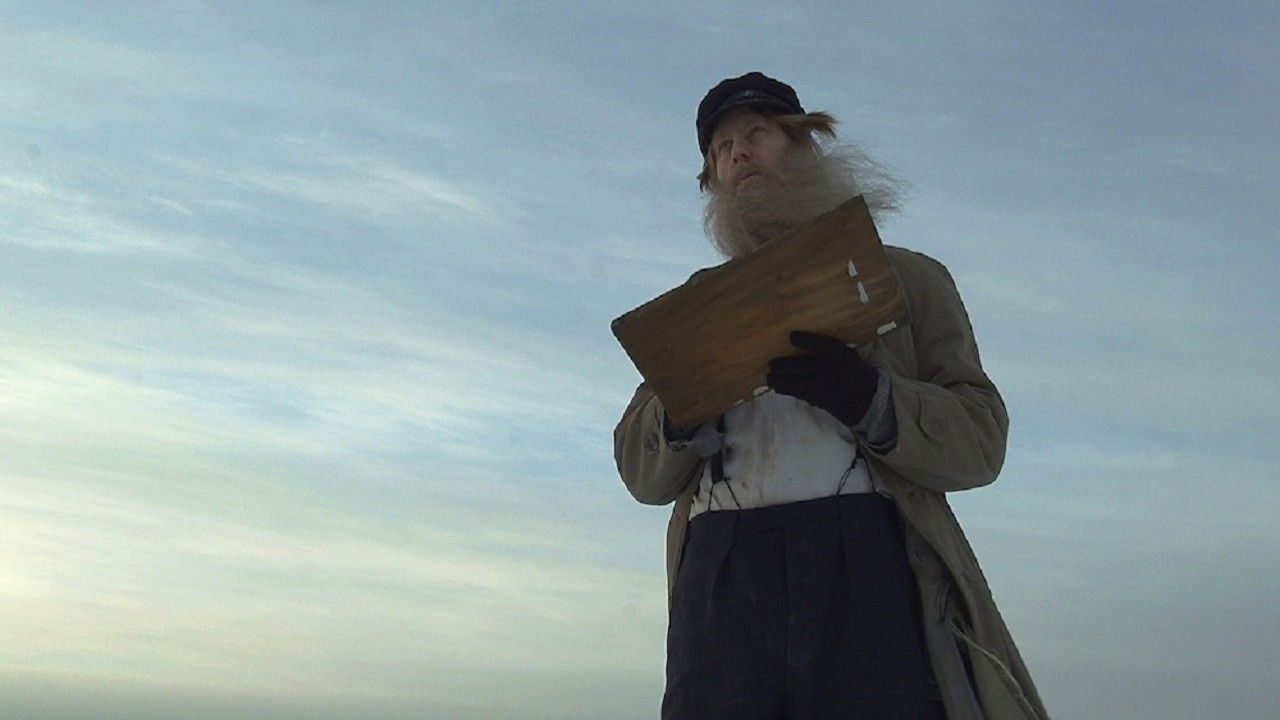 Backdrop for Lars Hertervig: The frenzy of light