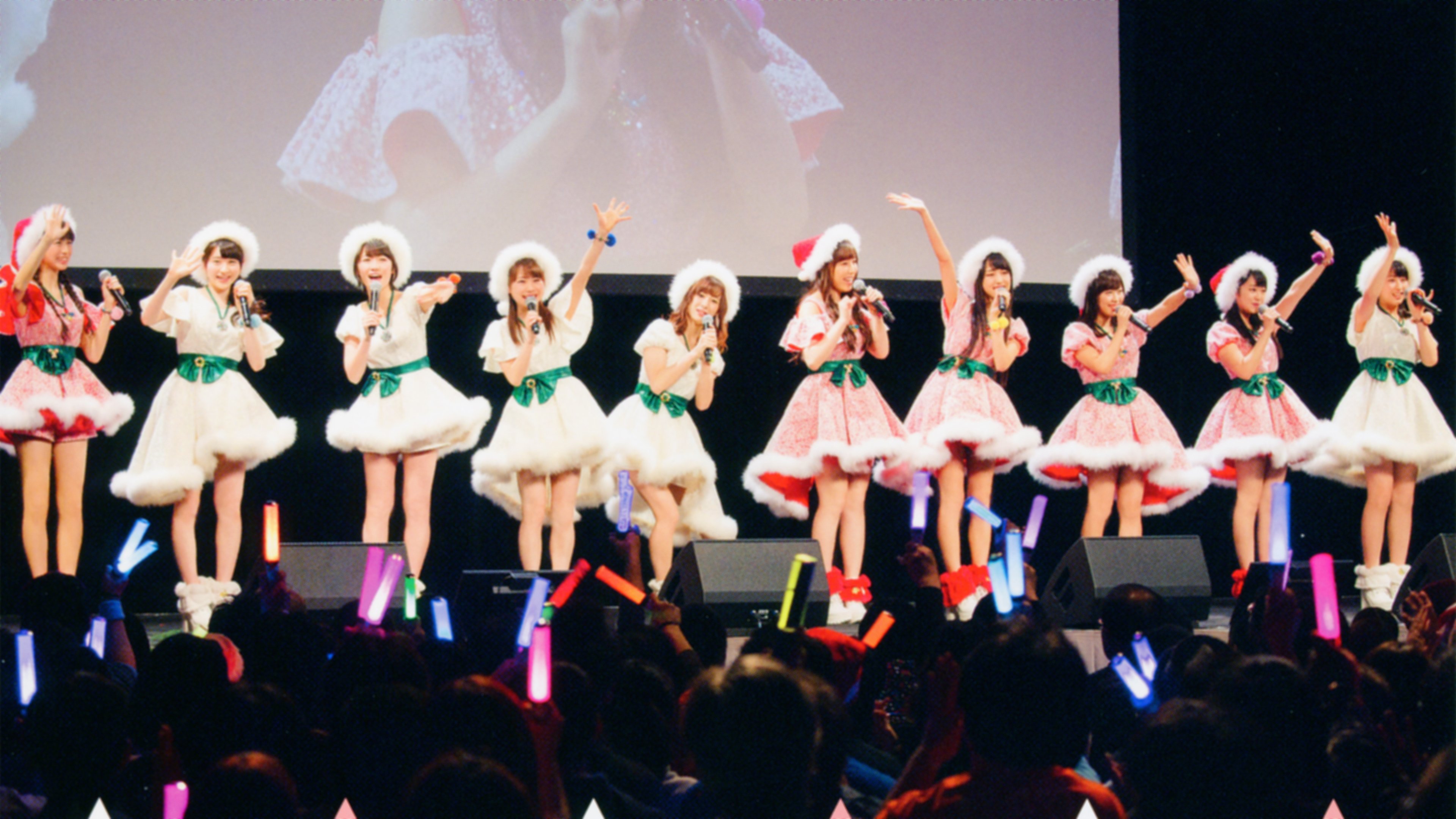 Backdrop for Morning Musume.'16 × ANGERME FC Event "Gachi☆Kira Christmas Sen" - Morning Musume.'16