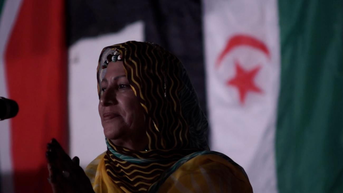 Backdrop for HAIYU: Rebel Singer Mariem Hassan and the Struggle for a Free Western Sahara