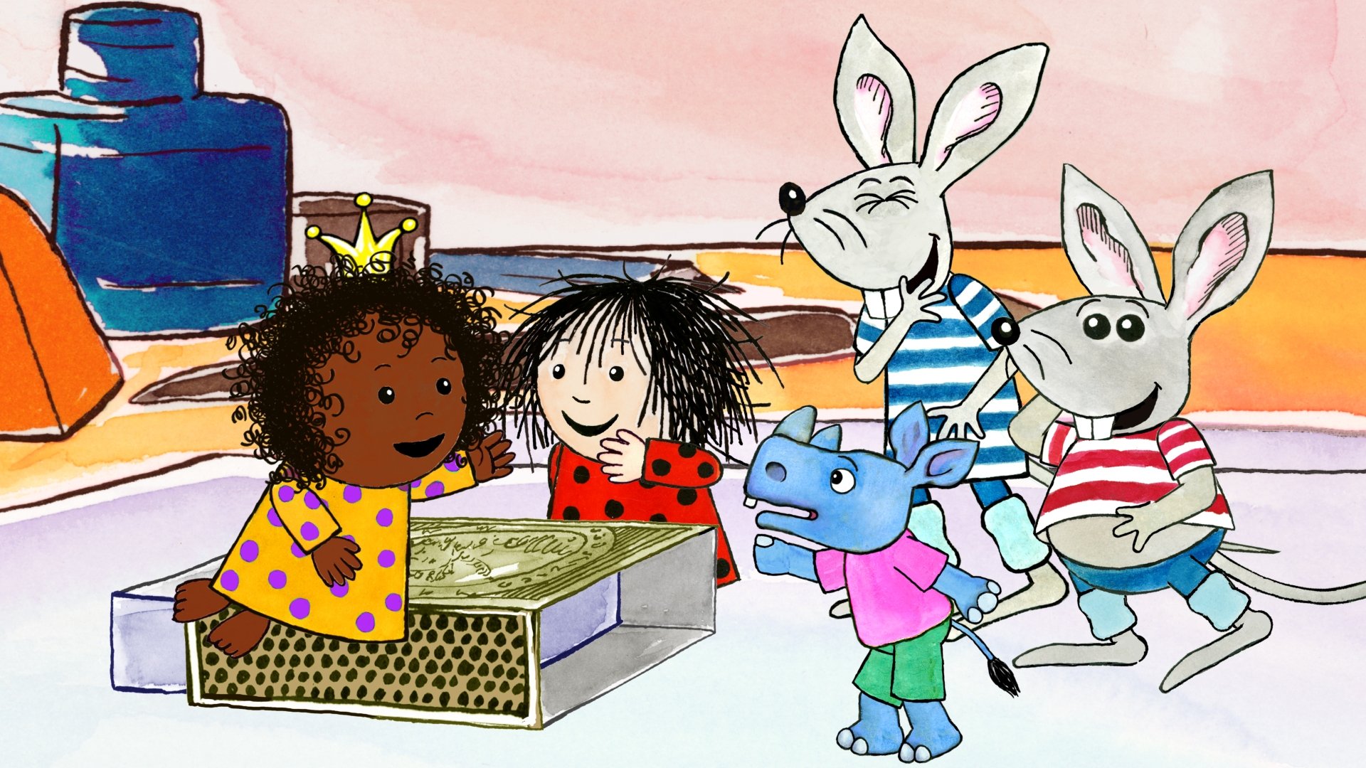 Backdrop for Circleen, Coco and the Wild Rhinoceros