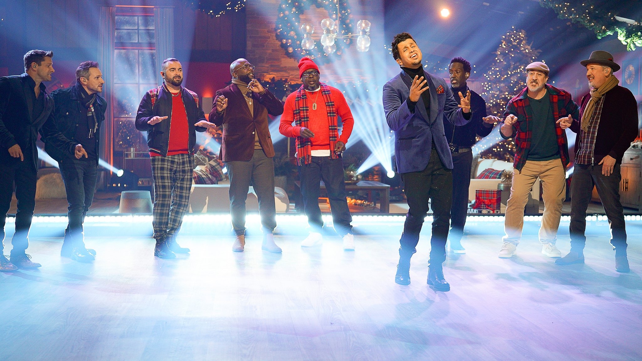 Backdrop for A Very Boy Band Holiday