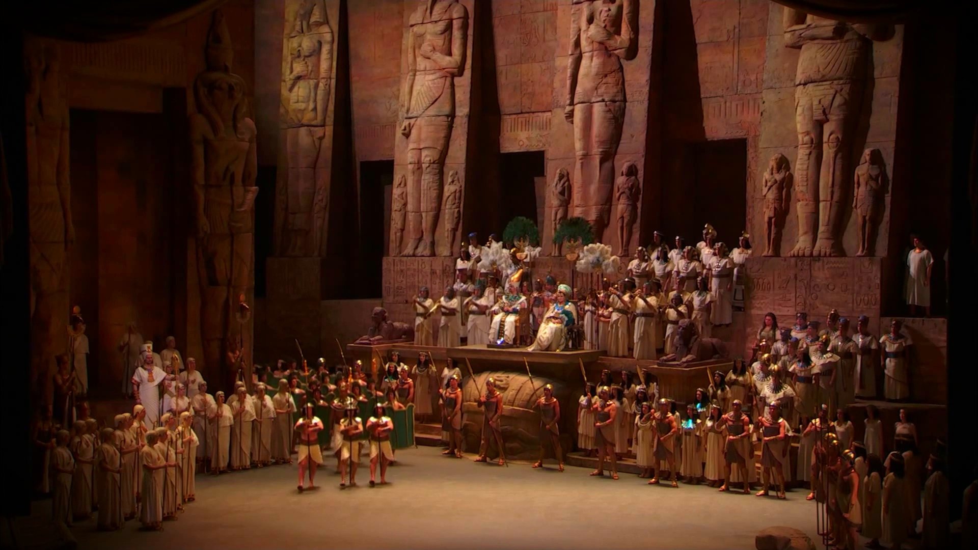 Backdrop for The Metropolitan Opera: Aida