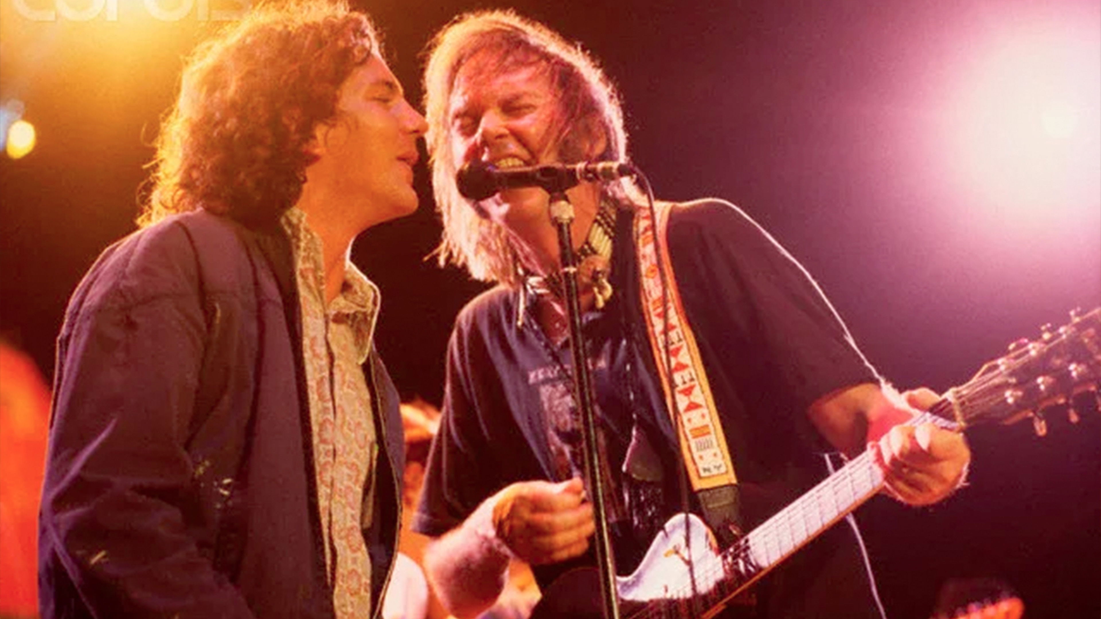 Backdrop for Neil Young with Pearl Jam - Live at Hasselt Belgium