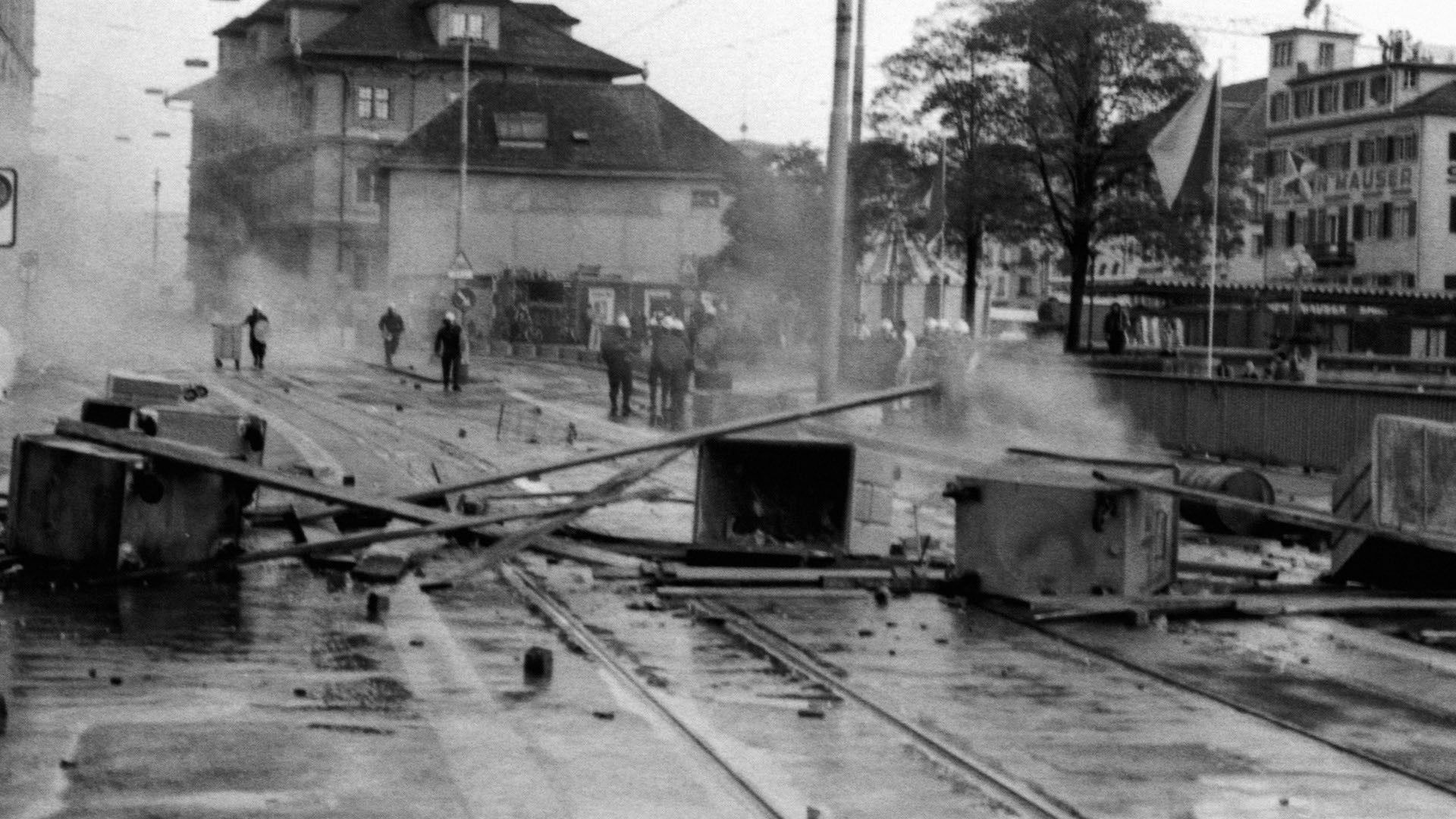 Backdrop for Züri brännt