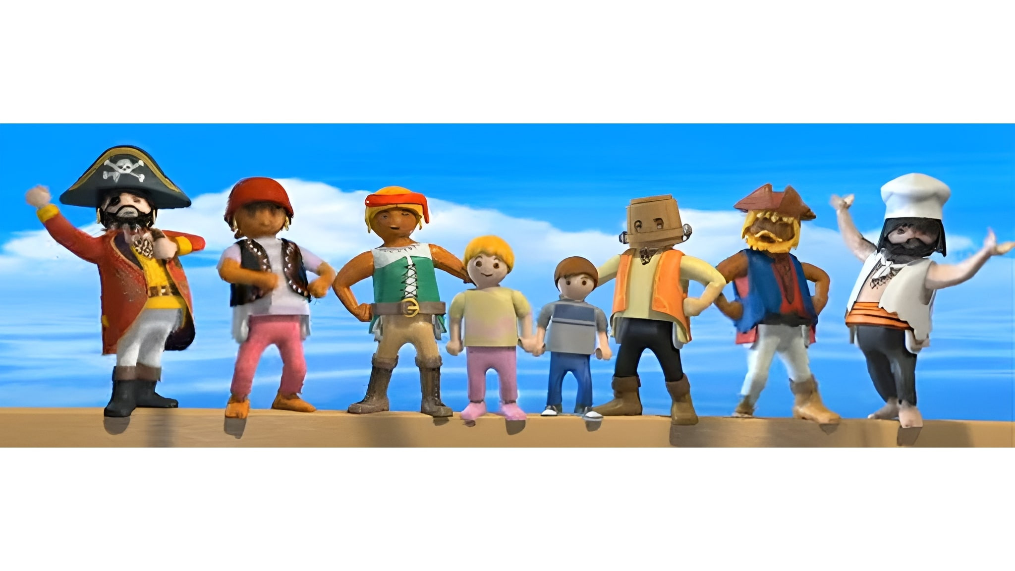 Backdrop for Playmobil: The Secret of Pirate Island