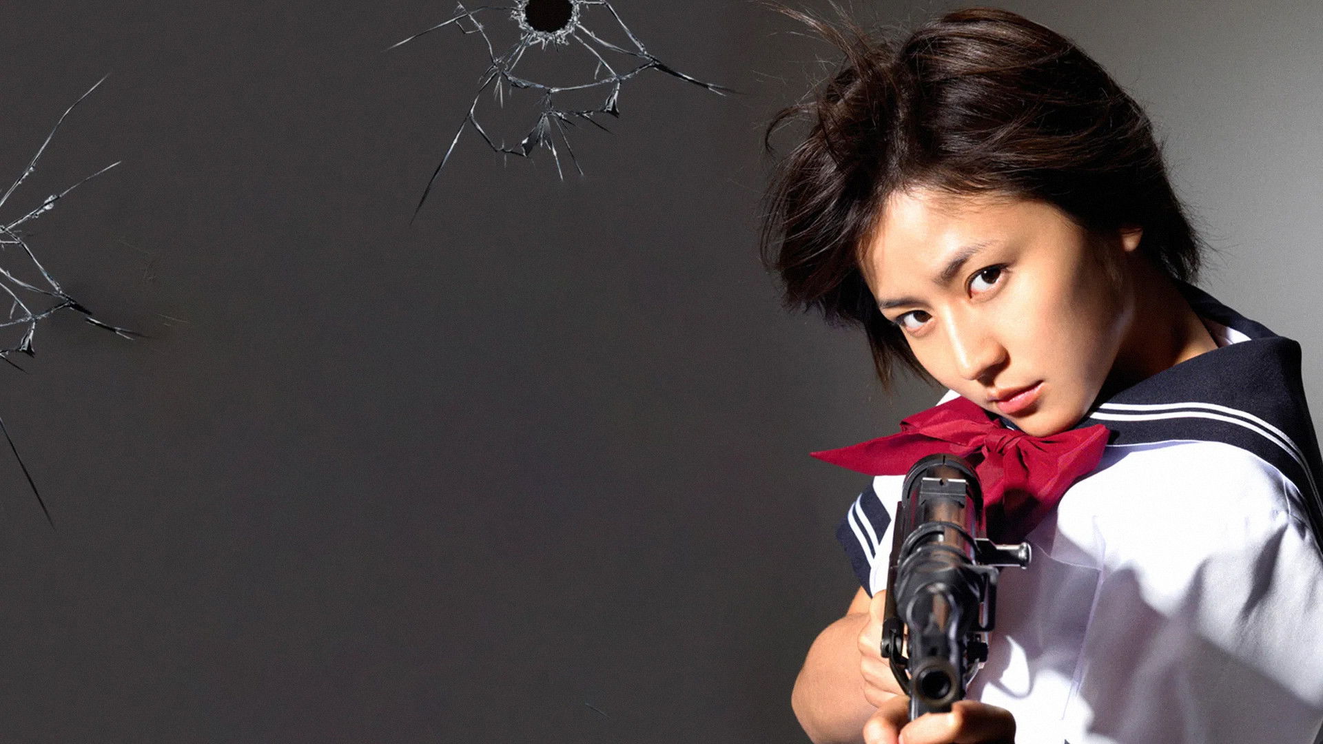 Backdrop for Sailor Suit and Machine Gun