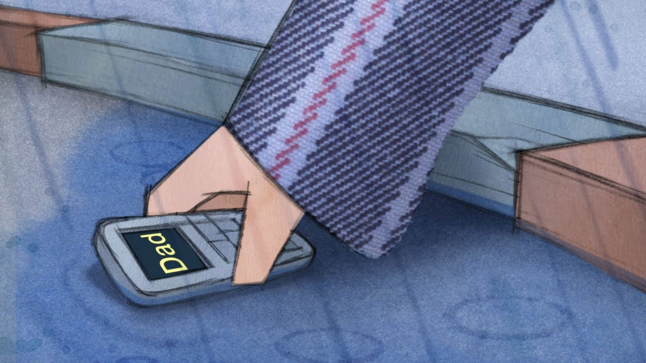 Backdrop for Falling Letters