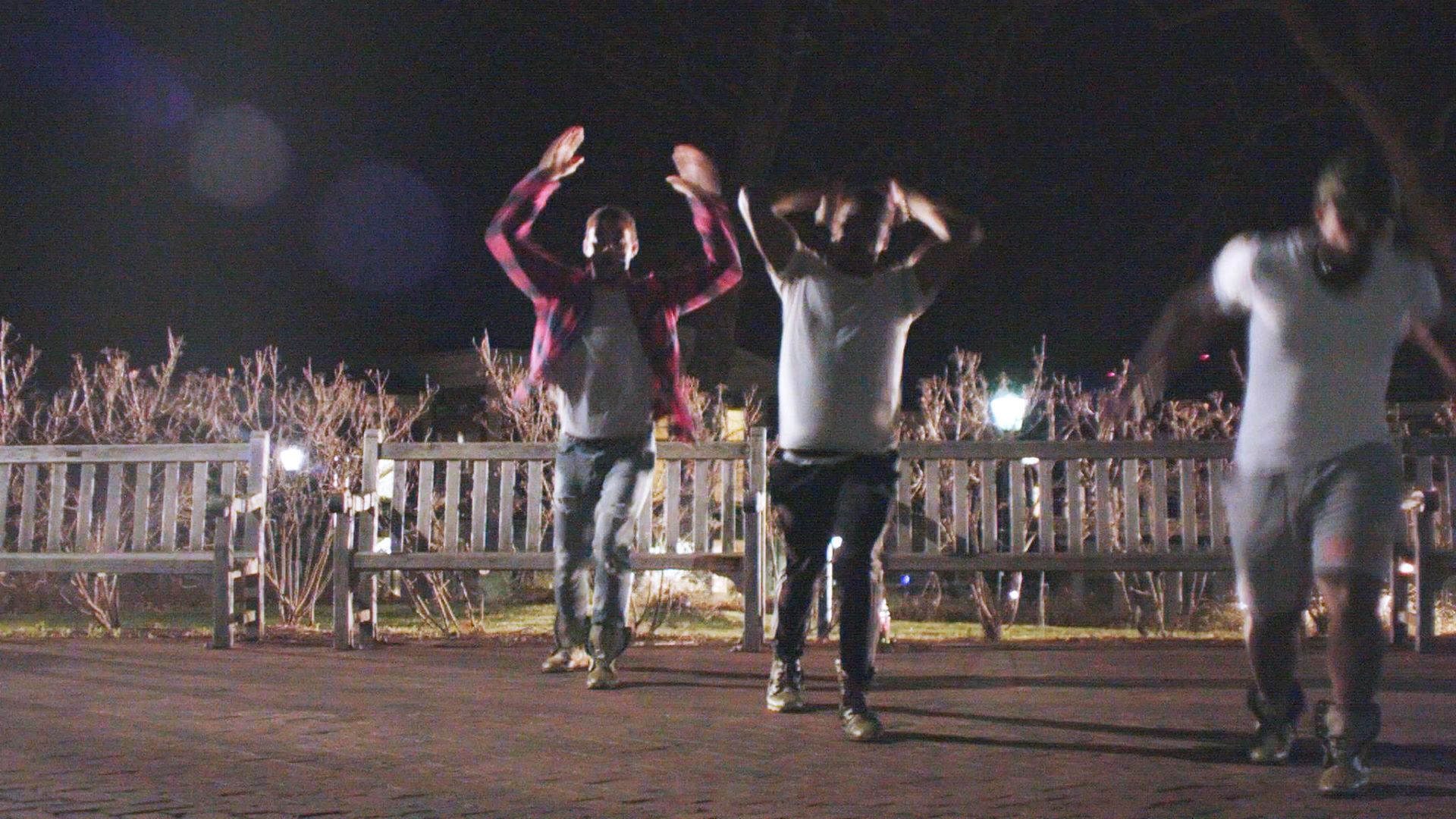 Backdrop for Black Bus Stop