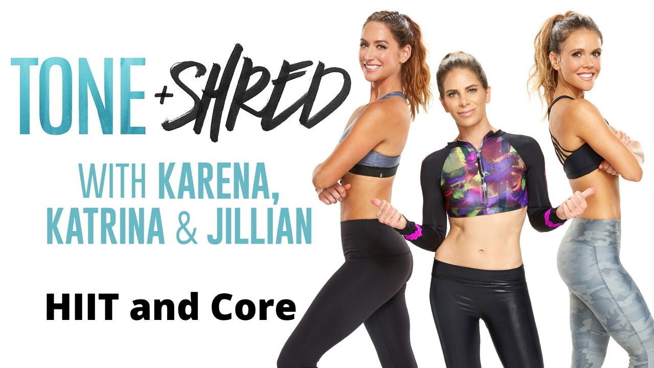 Backdrop for Tone & Shred: HIIT and Core with Karena, Katrina and Jillian