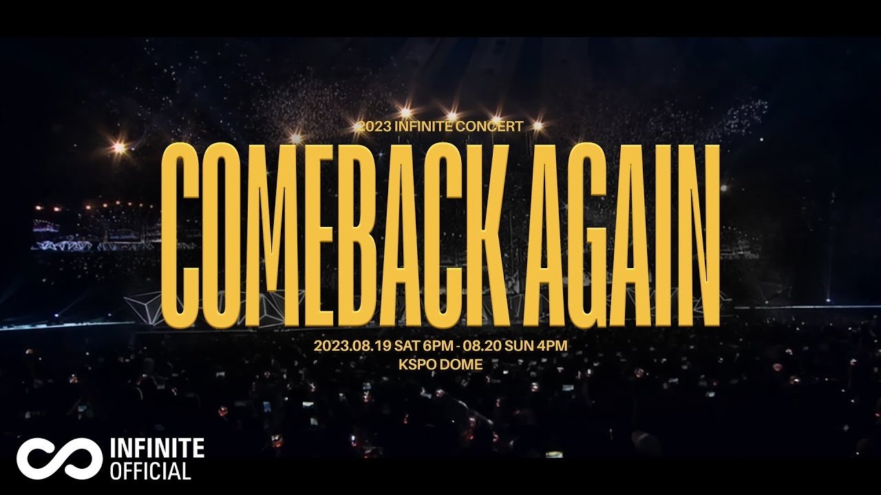 Backdrop for INFINITE CONCERT 'COMEBACK AGAIN'
